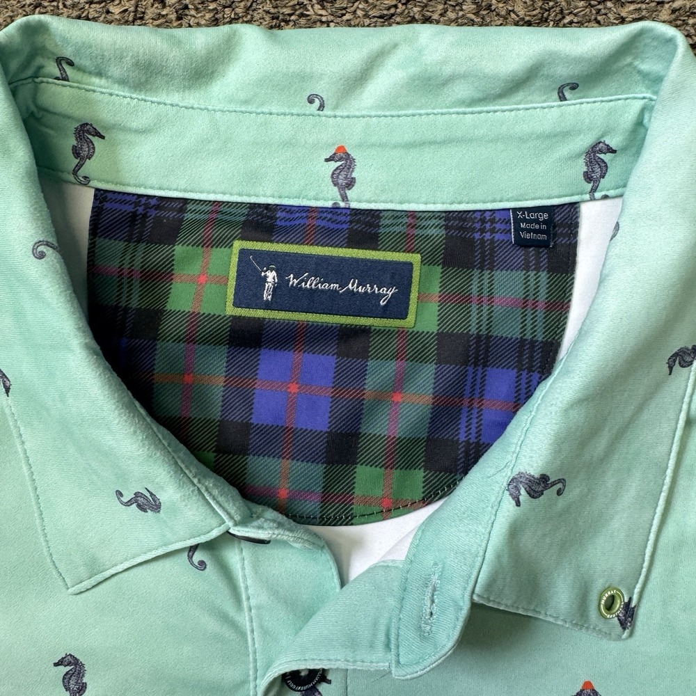 Lot Of 5 William Bill Murray Golf Polo Shirts XL Colorful Cocktail Pizza Beach - Picture 6 of 15